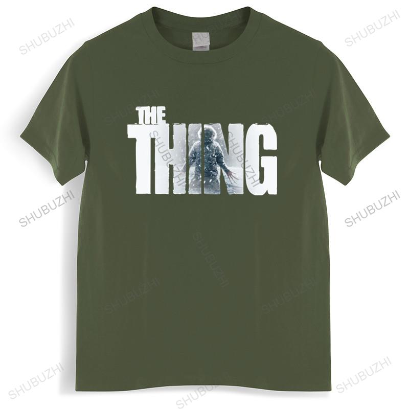Cotton Tshirt Unisexs Summer Tops The Thing John Carpenter Retro Unisex Funny Tee Shirt Unisex Brand Tshirt Bigger Size