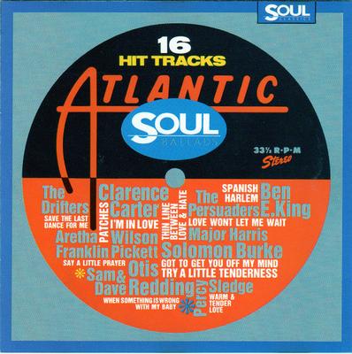CD РАЗНЫЕ ИСПОЛНИТЕЛИ - Atlantic Soul Ballads 2411362 Atlantic 1987 Европа Соул/Фанк Б/У