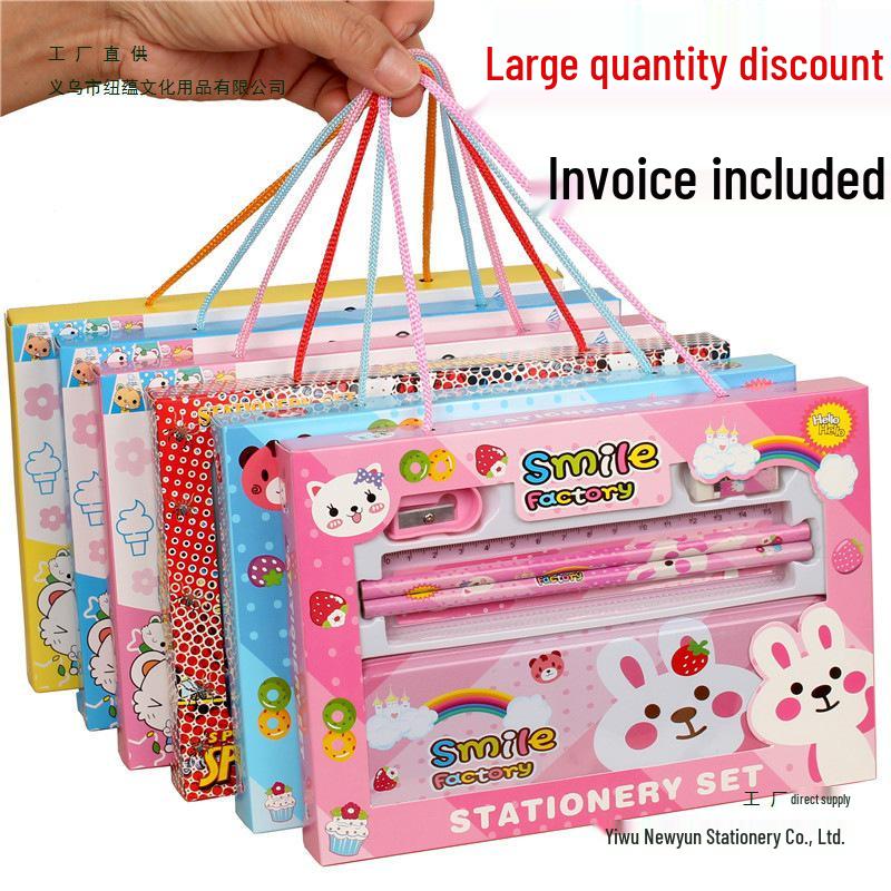 Детский подарочный набор канцелярских принадлежностей: Подарок на день рождения и Рождество для мальчиков и девочек