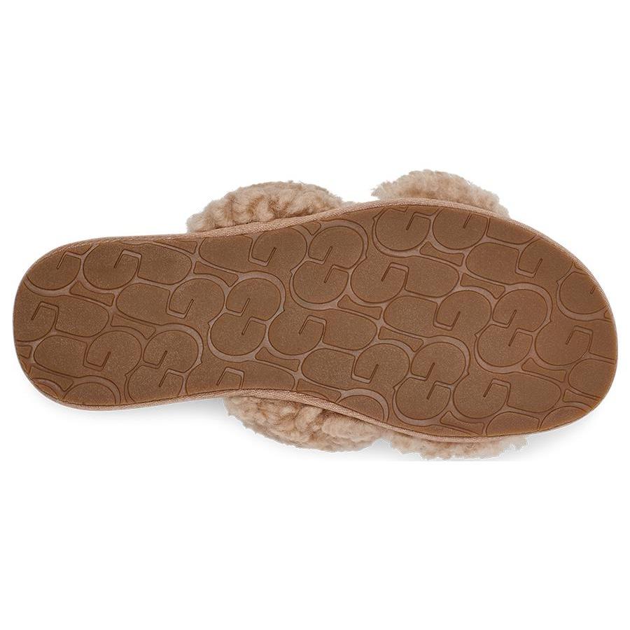 UGG Тихие шлепанцы на скользящей подошве Женские Песочные 1130837-SAN
