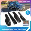 Багажник на крышу для Toyota RAV4 XA20 2001~2005 2002 2003 ABS Автомобильная багажная рейка Конечная крышка направляющей Колпачок Накладка Защитная оболочка Аксессуар