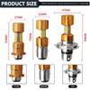Motorbike Motor HeadLamp BA20D Car LED Bulb Hi/Lo Beam Light Motorcycle Headlight COB Fog Light