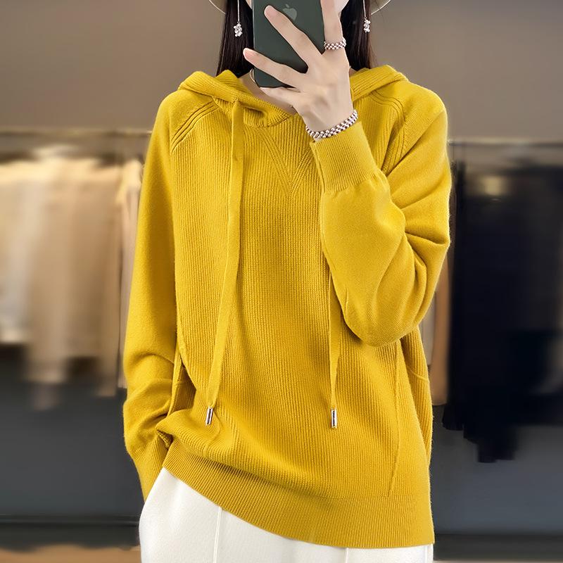 Autumn New Hooded Sweater Women's Pullover Hoodie Casual Fashion Sweater Jacket Bottoming Shirt