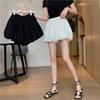 Women's 2024 Summer Casual Elastic Waist Tulip Skirt Pants - Slimming Loose Lantern Pumpkin Shorts