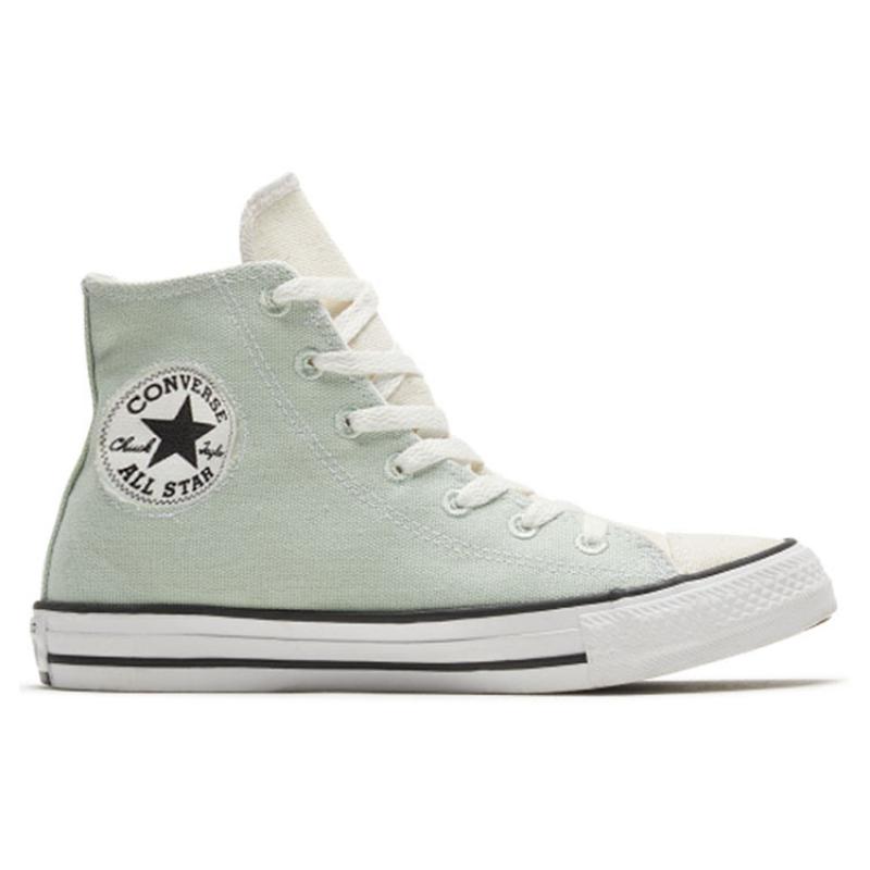 Converse Chuck Taylor All Star Удобные повседневные высокие кеды из парусины Унисекс Свежий зеленый