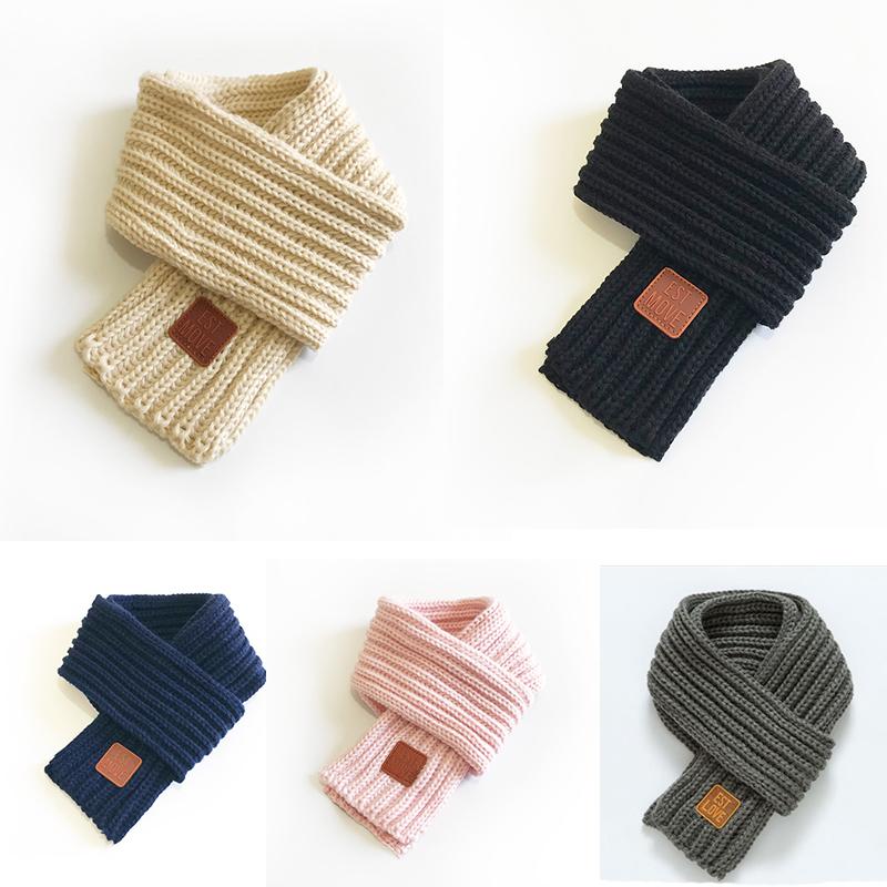 Baby Kids Warmer Scarf Knitted Woolen Scarves Head Neck Wrap Scarves