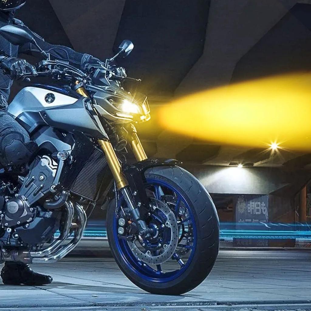 Mini Driving Light LED Projector Lens Motorcycle Headlight ATV Scooter for Auxiliary Spotlight Lamp 1pcs Mini Driving Light