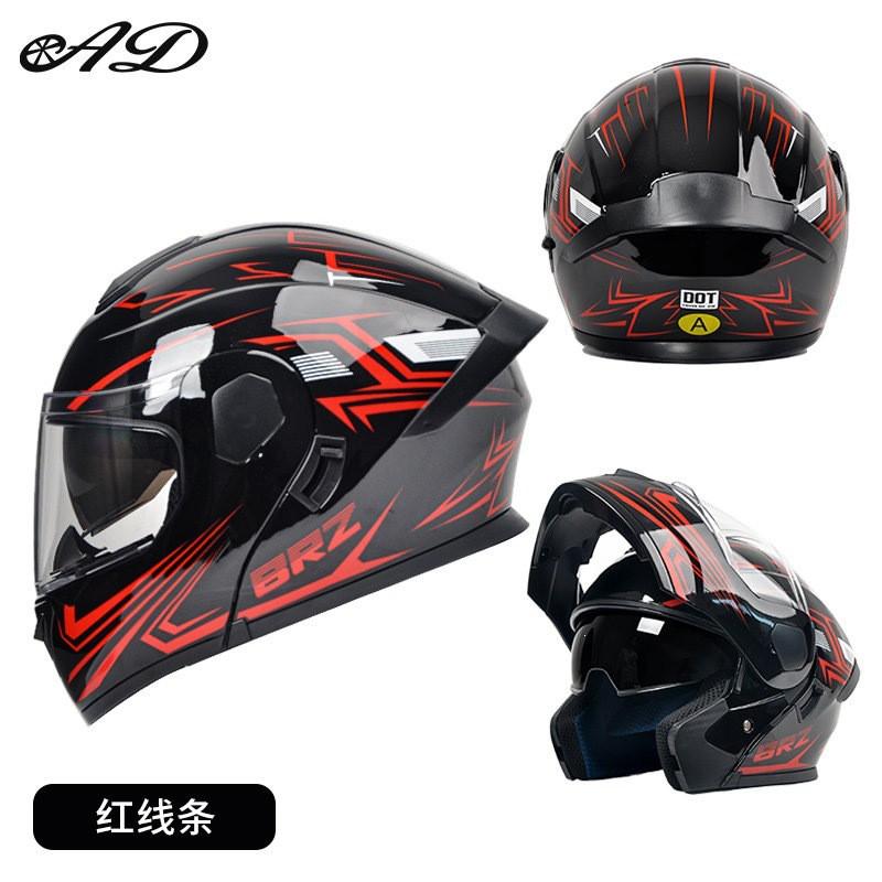 3C DOT Certified Full Face Motorcycle Helmet Men Women Winter Modular Motorbike Safety Electric Bike Riding Gear
