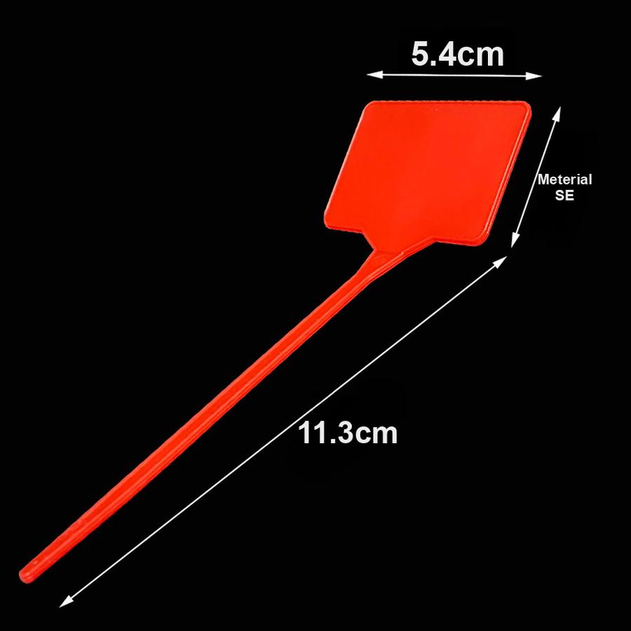 10 шт. Цветочный горшок Пластиковый Суккулент Садовый маркер Бирка для растения Бирка-этикетка Подвесная бирка