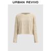 UR Women's Round Neck Long Sleeve Knit Sweater