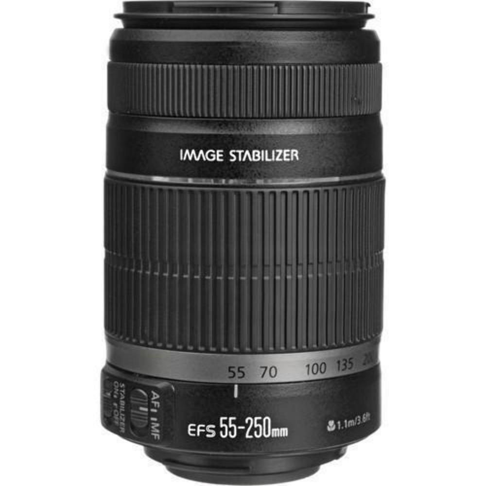 Canon Telephoto Lens EF-S55-250mm F4-5.6 IS APS-C Compatible