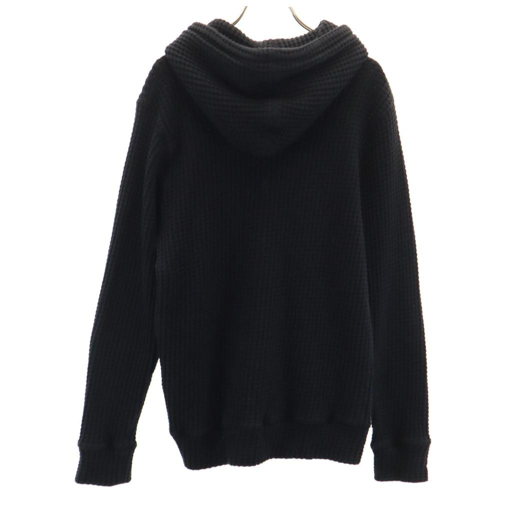 Seagreen Сделано в Японии шерсть Длинный рукав вафля Толстовка на молнии 4 черный Мужской Б/У