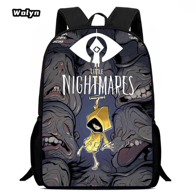 Школьный рюкзак Little Nightmare Многофункциональный Снижение нагрузки Большой вместимости