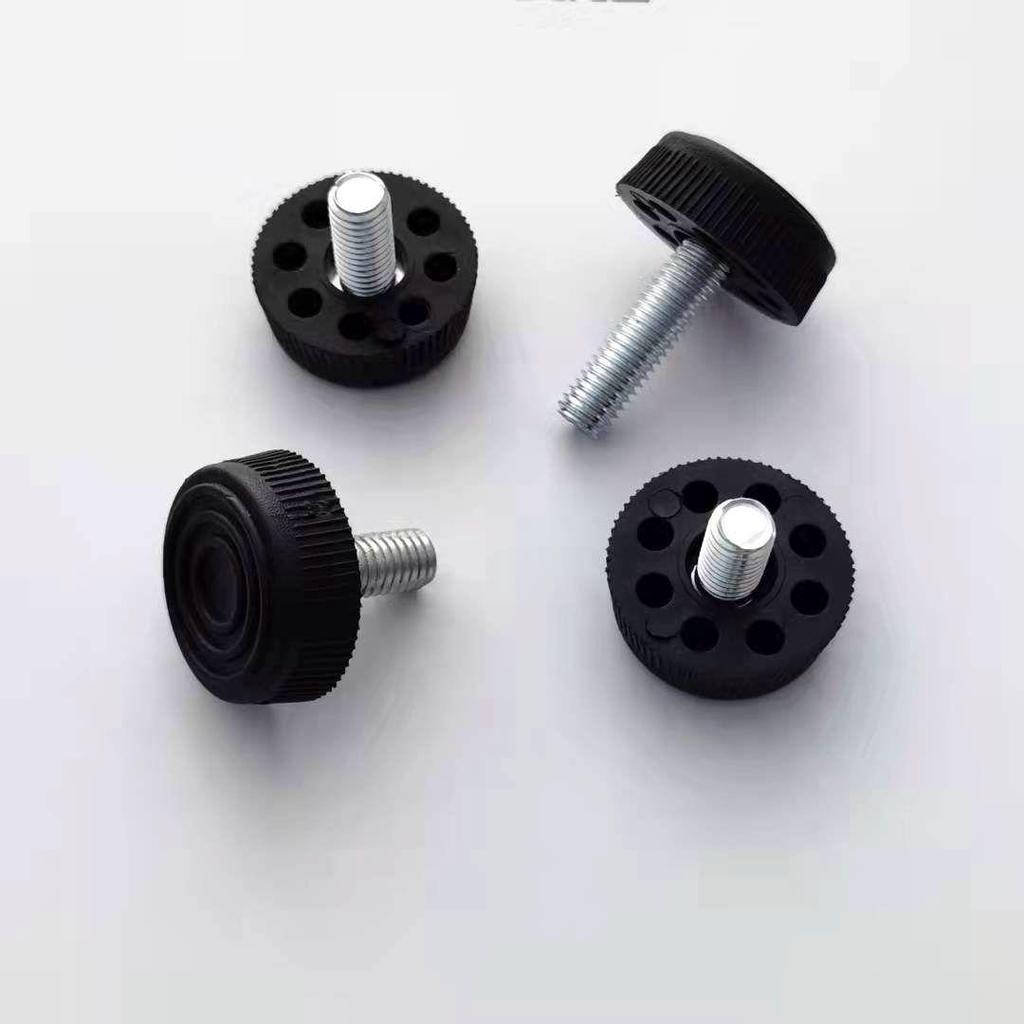 M8*30 Регулируемая пластиковая подставка для ног мебели с восемью отверстиями