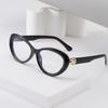 Cat Glasses Women's Flat Glasses Anti-blue Light Big Face Thin Glasses Frame