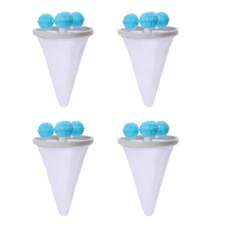 Pack of 4 Washing Machine Hair Filter Washing Machine Hair Remover Hair Filter