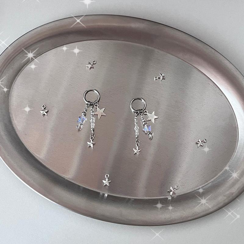 Серьги Y2K нерегулярные пентаграммы женские милые крутые модные серьги-кисточки ювелирные изделия для вечеринок подарки