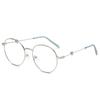Trends Office Anti Blue Light Oversized Glasses Computer Women Blue Blocking Gaming Big Size Moon Eyeglasses Alloy Frame