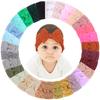 10/20pcs 6.1'' Nylon Soft Knit Bow Nylon Headband for Baby Girls Sweet Infant Toddler Elastic Head Wraps Hair Bands Headwear