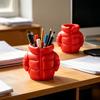 Подставка для ручек в виде пуховика с радугой, 3D-печатная стеганая куртка, настольный органайзер, креативное хранилище для канцелярских принадлежностей и кистей