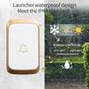 Waterproof Intelligent Door Chime Remote Welcome Doorbell 300M Doorbell  For Patient
