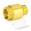 Обратный латунный клапан для предотвращения обратного потока, трубопроводное соединение, простая установка