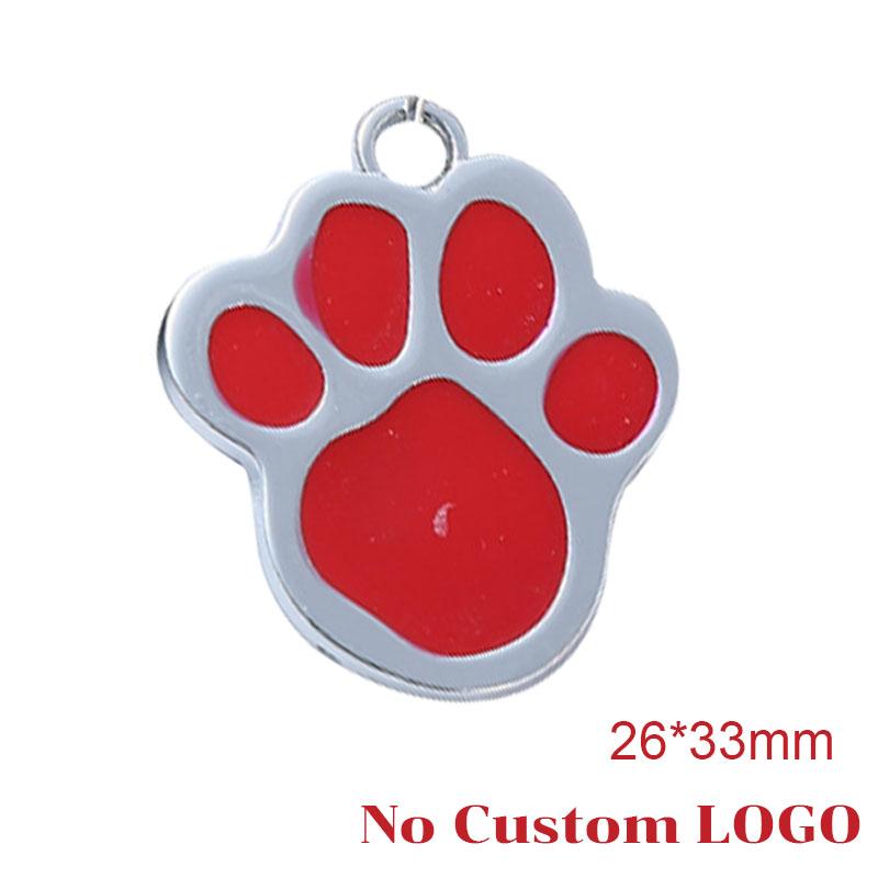 Personalized Customized Dog ID Tag Engraving Metal Pet Cat Name Tags Collar Accessories Pendant Nameplate Glitter Keyring