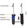 PINKJOY Digital Tire Pressure Gauge 230 PSI Heavy Duty Dual Head Stainless Steel Made For Truck And RV With Backlit LCD And Flashlight Car