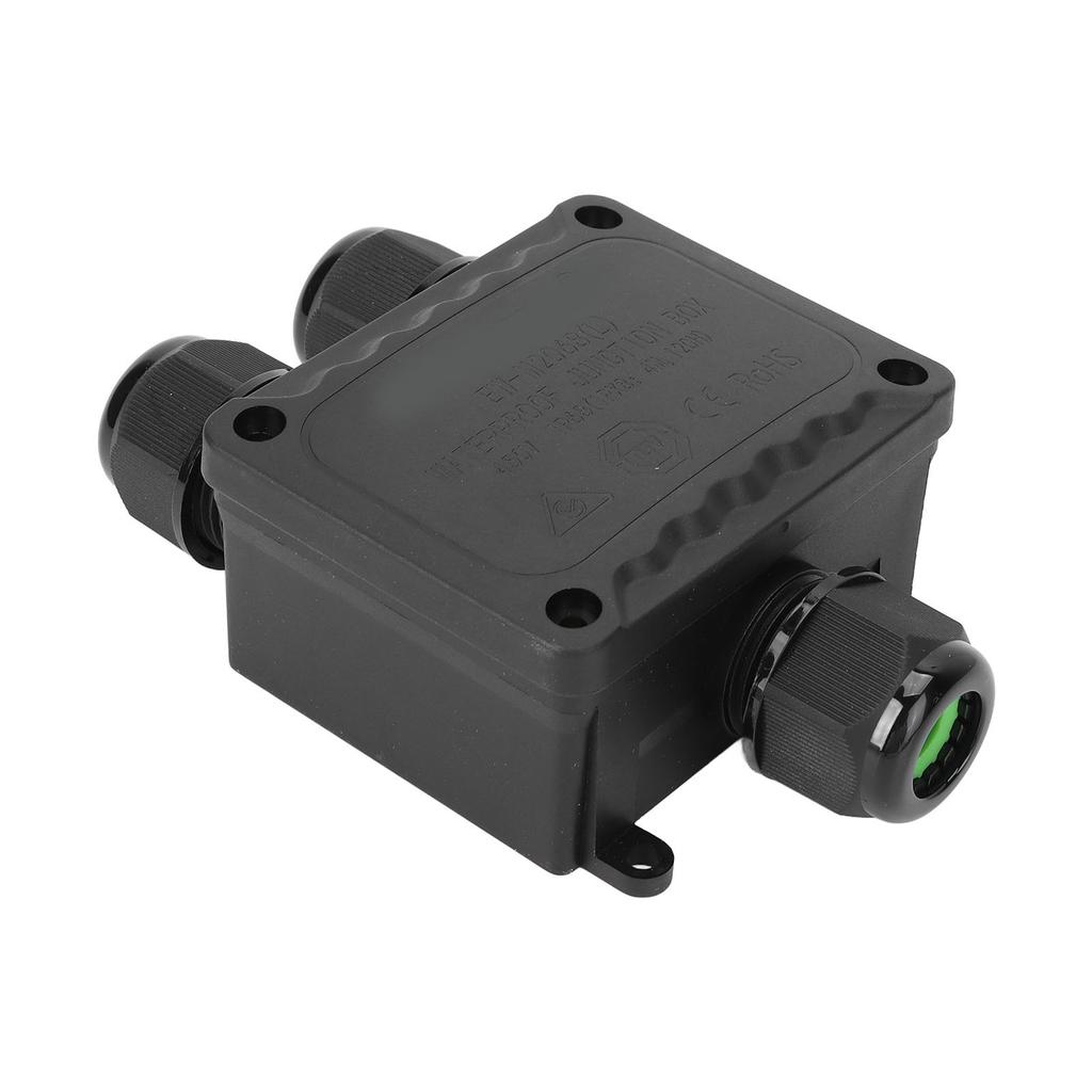 Наружная водонепроницаемая распределительная коробка IP68 Y-типа с 3-позиционной вилкой, распределительная коробка с отверстиями для винтов для дома