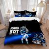 Astro Bot Rescue Mission Print 3Pcs Bedding Setduvet Cover With 2 Bedropillowcase Home Birthday Gift