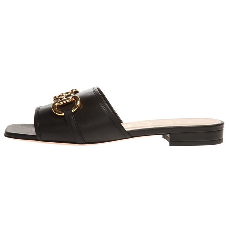 GUCCI Zumi 25mm Sandals (Unisex) Slide Slippers 623111 1RH00 1000