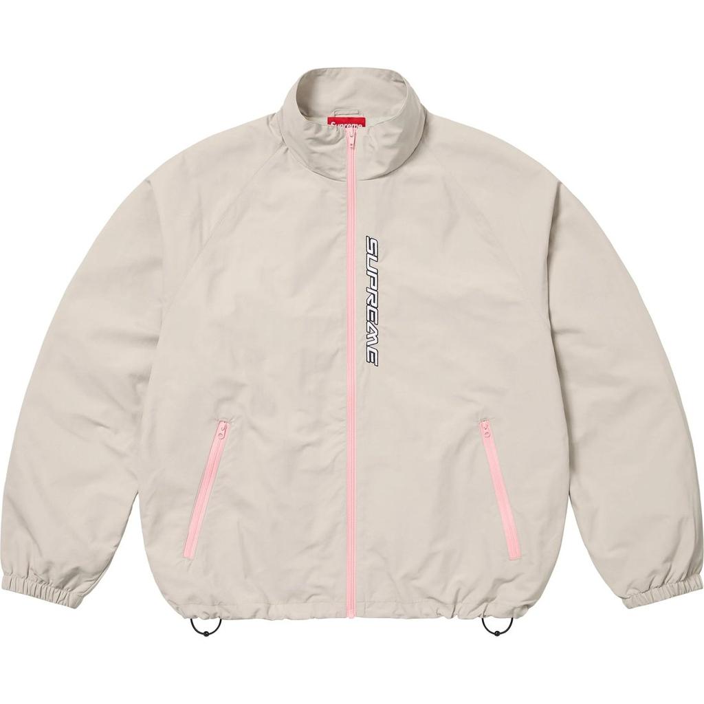 Supreme SS25 НЕДЕЛЯ1 Спортивная куртка на молнии с контрастом Унисекс SUP-SS25-025