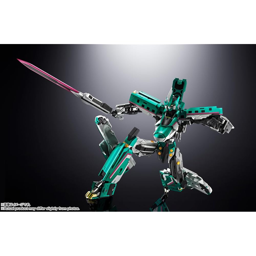 TAMASHII NATIONS Shinkalion E5 Hayabusa Трансформирующаяся Фигурка Робота 260 мм АБС Литье под Давлением Окрашенная Фигурка