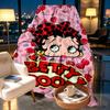 Betty Boop Print Blanket - Soft & Comfortable, for Bedroom, Travel, Sofa, Home Decoration - Birthday Christmas Gift for Friend