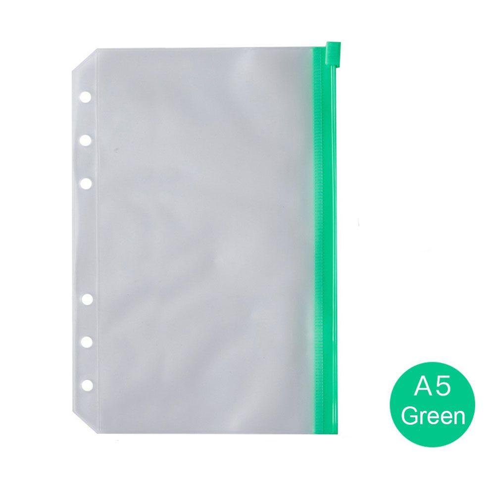 Organizers 6 Ring Loose Leaf Bags Binder Zipper Folders Notebook Binder Binder Pockets A5 A6 Size
