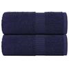 VidaXL Washcloths 2 Pieces FROGN Navy Blue 30 X 30 Cm 100% Cotton 136776