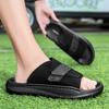 FashionMen Slippers Soft Sandals Men's Beach Casual Shoes Outdoor Summer Platform Slides Original Male Non-slip Men Flats