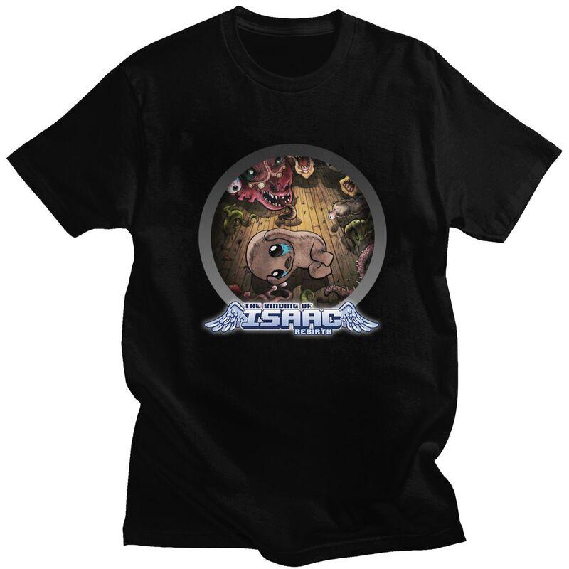 Custom The Binding Of Isaac Rebirth Tshirt for Unisex Short Sleeves T Shirt Fashion T-shirts 100% Cotton Tee Gift Idea