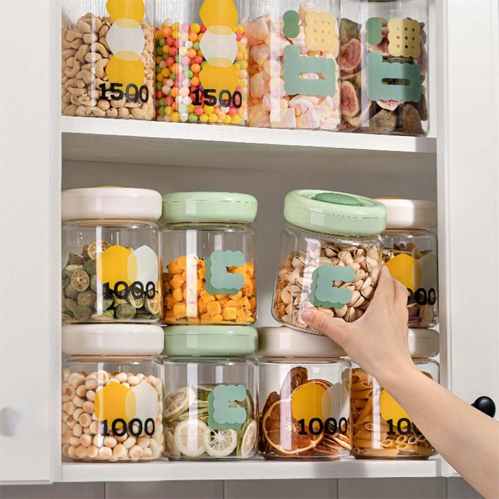 Банка для хранения продуктов с вакуумной герметичной крышкой, Герметичные банки для кухни, Контейнер для хранения кофейных зерен, Канистра для хранения продуктов