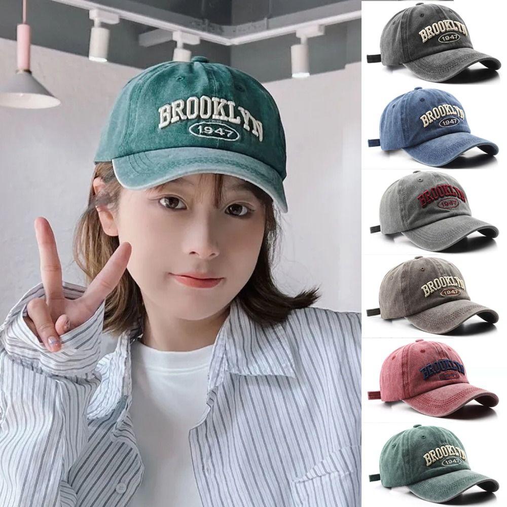 Gothic Street Punk Distressed Faded Cap Adjustable Sunscreen Hats Man Women Outdoor Sports