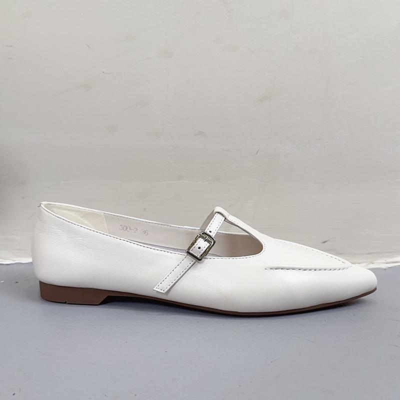 Модные туфли Мэри Джейн из коровьей кожи, туфли на плоской подошве из овчины, повседневные туфли для прогулок, ретро, женские туфли с острым носком, элегантные