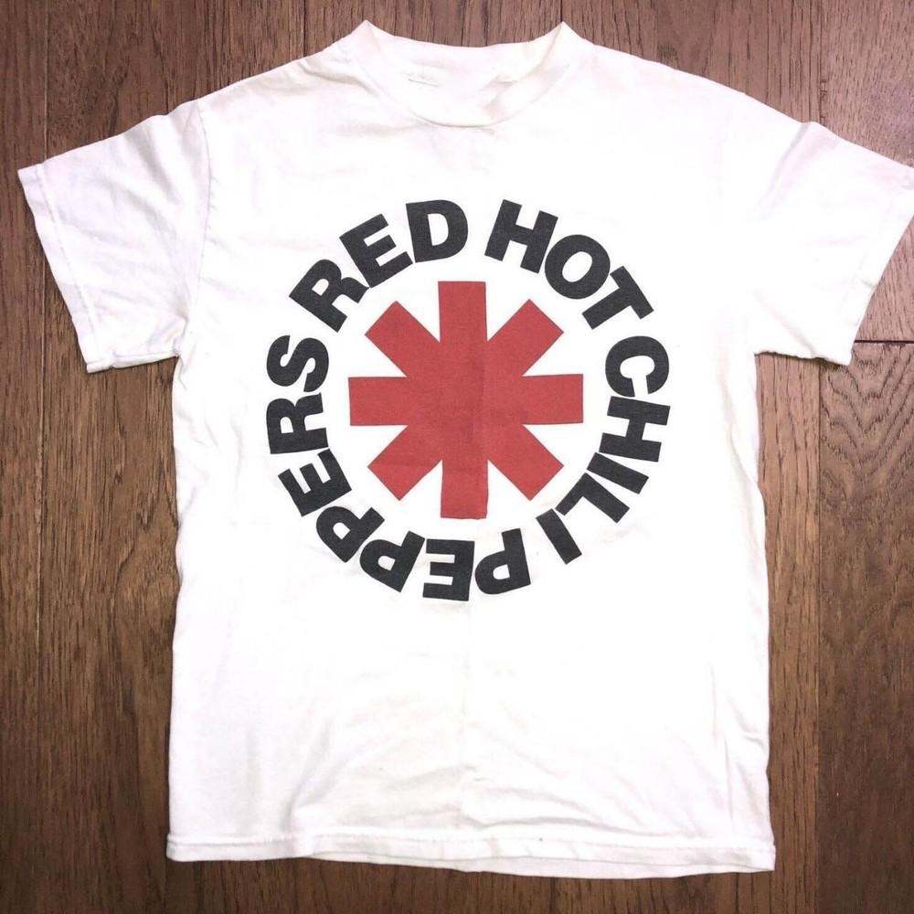 Футболка RED HOT CHILI PEPPERS 90-х 1991 GIANT Редкая Унисекс Футболка