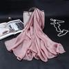 High Quality Luxury Holland Linen Fabric Scarf Shawl Woman Scarves and Wraps Foulard  Muslim Hijab