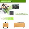 Classical Receiver USB With MP3 Player Remote Control Retro Vintage Radio Super Bass FM Radio Bamboo Multimedia Speaker