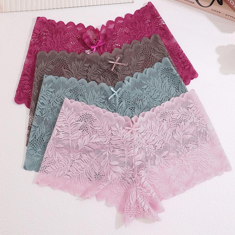 3 шт./компл. кружевные трусики для женщин, нижнее белье, бесшовные, с вырезами, сексуальные прозрачные женские брюки, дышащее интимное белье