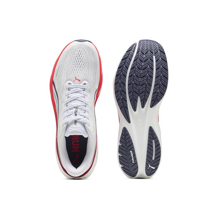 Puma Мужские кроссовки Velocity Nitro 5 Road White Ultra Red 312944-05