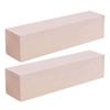 STOBOK Carving Wood Carving 2pcs Basswood Blocks 15cm Long for Woodworking Unpainted Wooden Blocks for Art DIY Crafts Kit, Crafts, Beginners,