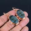 Labradorite Gemstone Handmade Copper Jewelry Gorgeous Earring For Women
