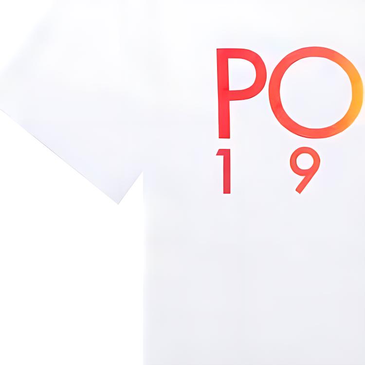 Polo Ralph Lauren Letter Logo Printed Crew Neck Casual Short Sleeve T Shirt Men Tops White 710803496-002