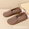 Women's Shoes Net Summer Wide Feet Flat Heel Super Soft Wear-resistant Grandma Shoes Low-top Fly-woven Mesh Old Beijing Shoes Hollow Mother Shoes
